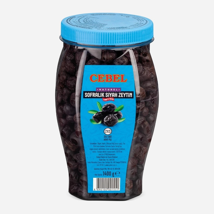 زیتون سیاه چروک چرب و طبیعی جبل Cebel ترکیه وزن 1500 گرم