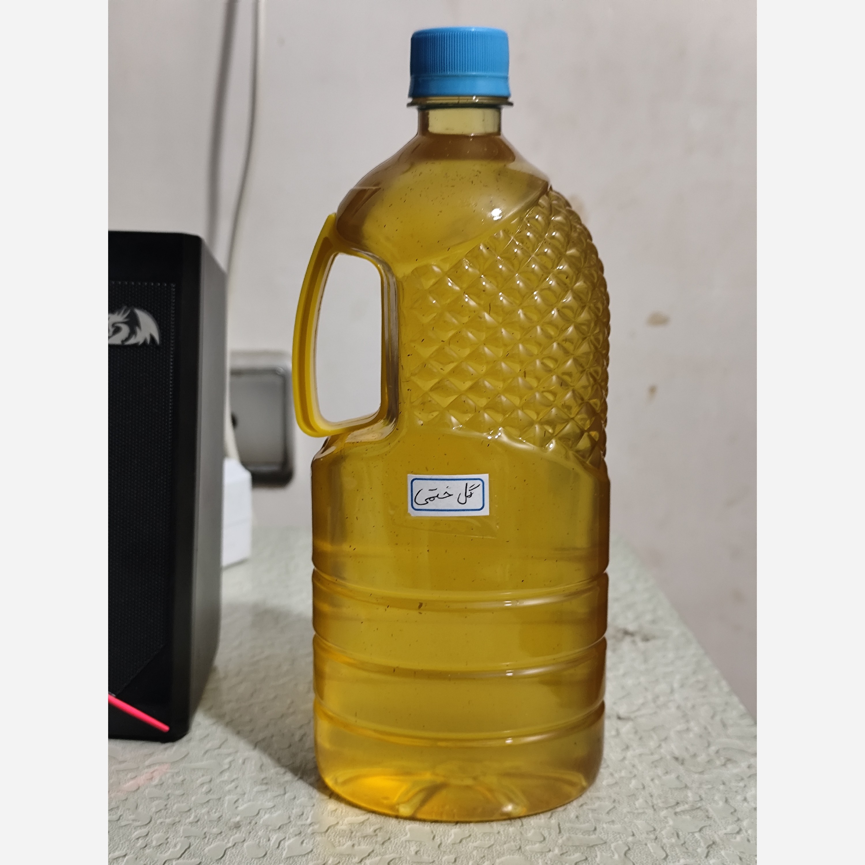 روغن گل ختمی اصل و خالص یک لیتری زد اویلز