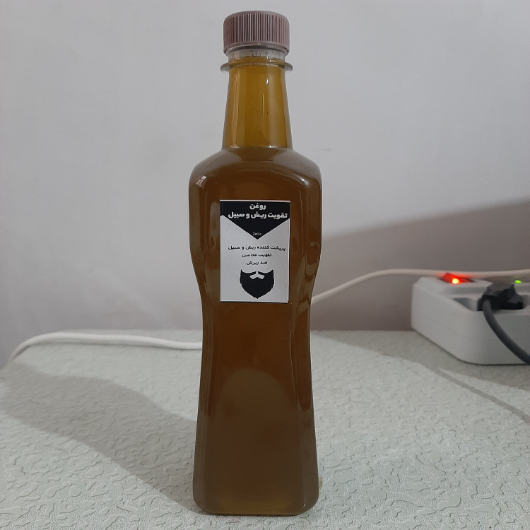 روغن ترکیبی تقویت ریش و سبیل (پرپشت کننده ریش و سبیل تقویت محاسن ضد ریزش) ریش و سبیل زداویلز نیم لیتری