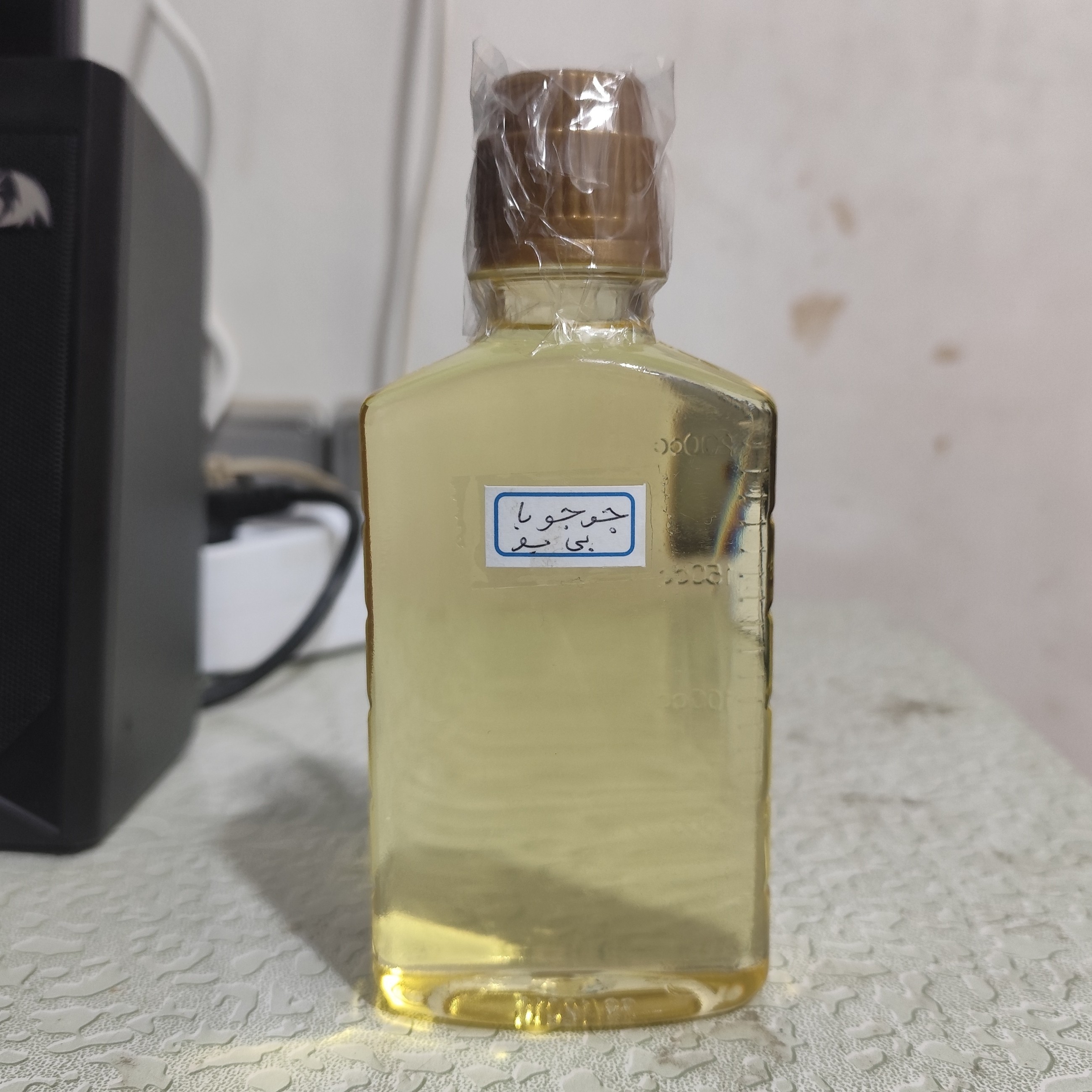روغن جوجوبا ربع لیتری بدون بی بو اصل (چین و چروک جوش آکنه اگزما پسوریازیس خشکی لب ترک های پوستی رشد ناخن سیاهی دور چشم ز