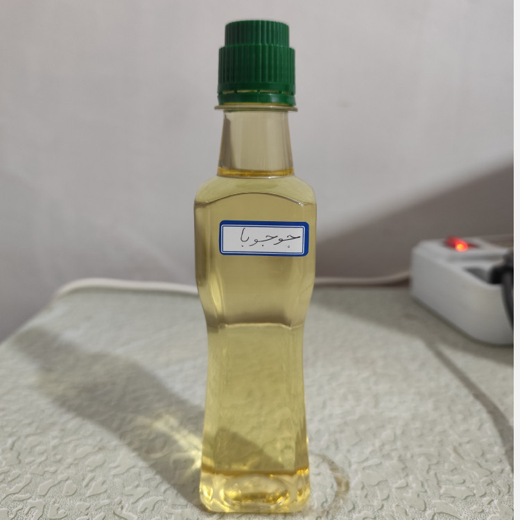 روغن جوجوبا ربع لیتری بدون بی بو اصل (چین و چروک جوش آکنه اگزما پسوریازیس خشکی لب ترک های پوستی رشد ناخن سیاهی دور چشم ز