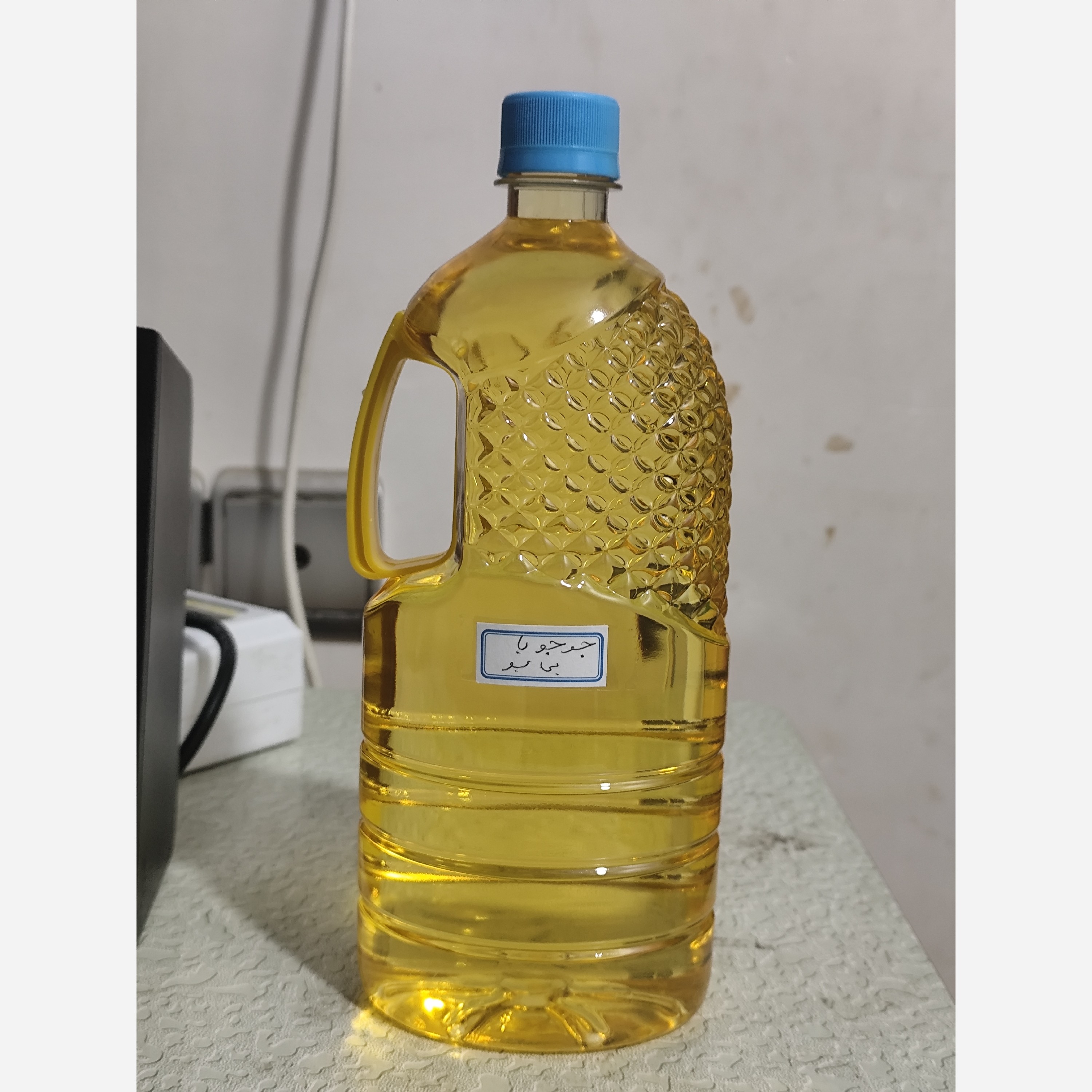 روغن جوجوبا یک لیتری بدون بو بی بو اصل (چین و چروک جوش آکنه اگزما پسوریازیس خشکی لب ترک های پوستی رشد ناخن سیاهی دور چشم