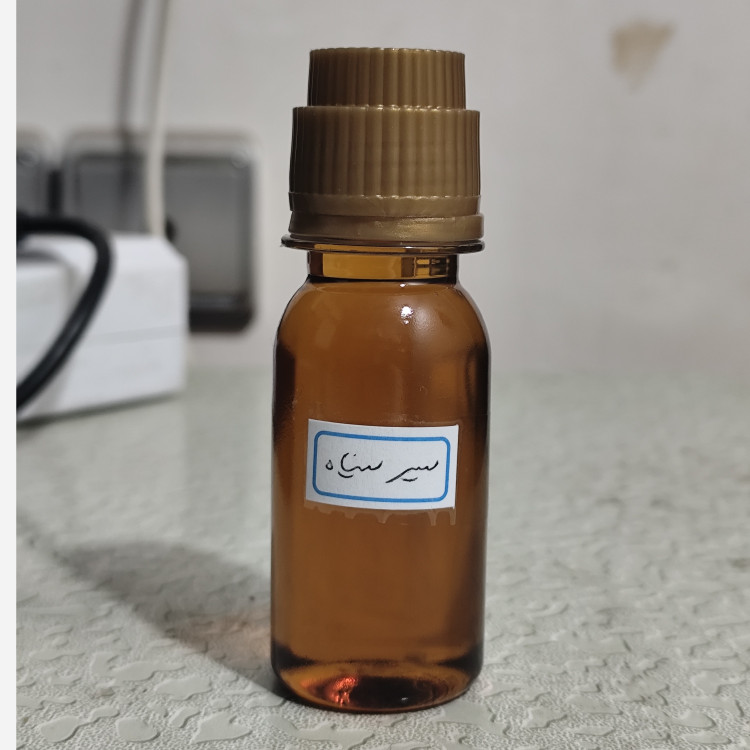 روغن سیر سیاه اصل و خالص 60 میلی (پرپشت کننده مو پرپشت کننده ابرو تقویت مژه تقویت ریش و سبیل ) سیرسیاه