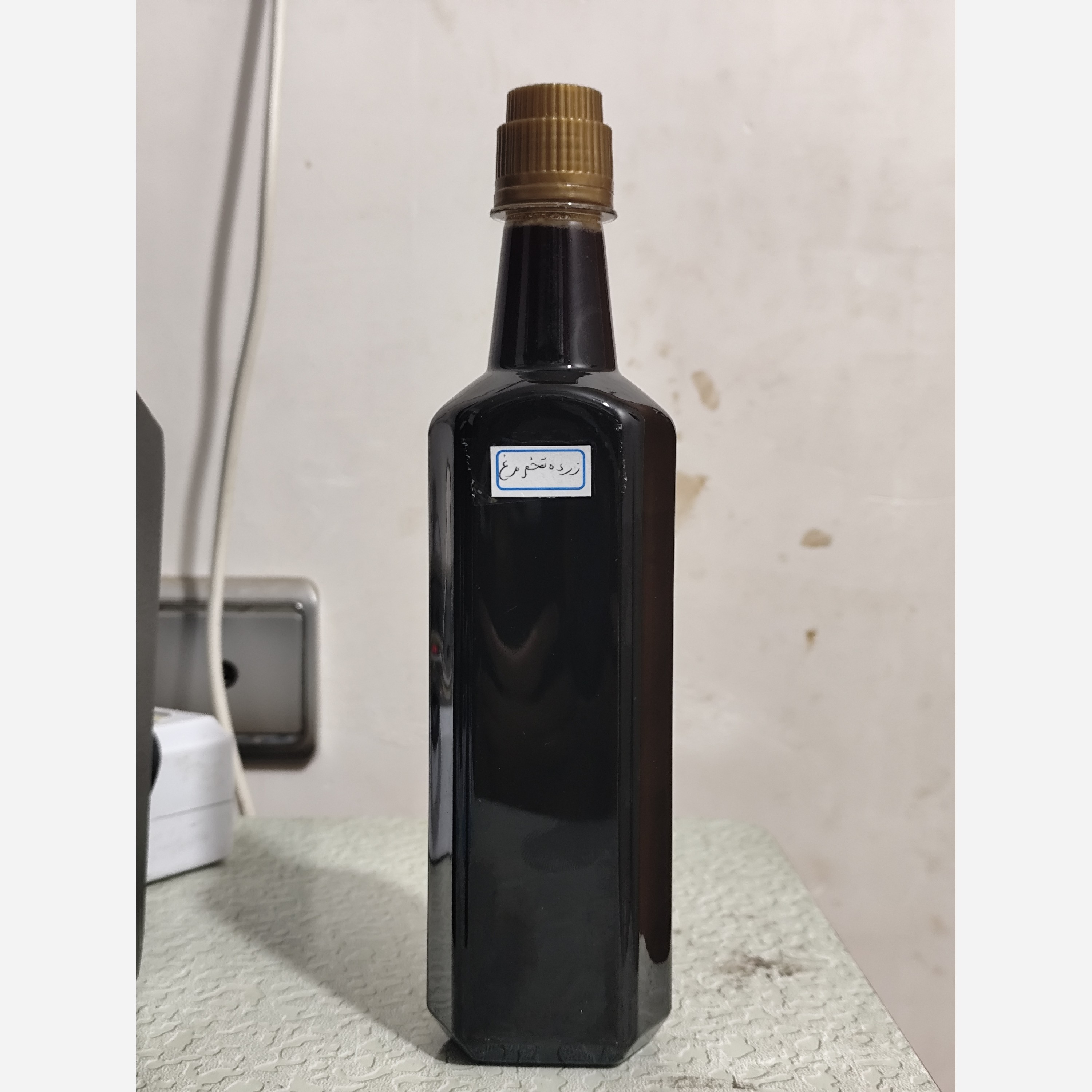 روغن زرده تخم مرغ  کلدپرس اصل و خالص نیم لیتری  (تقویت مو - پرپشت کننده مو ، ابرو ، مژه)