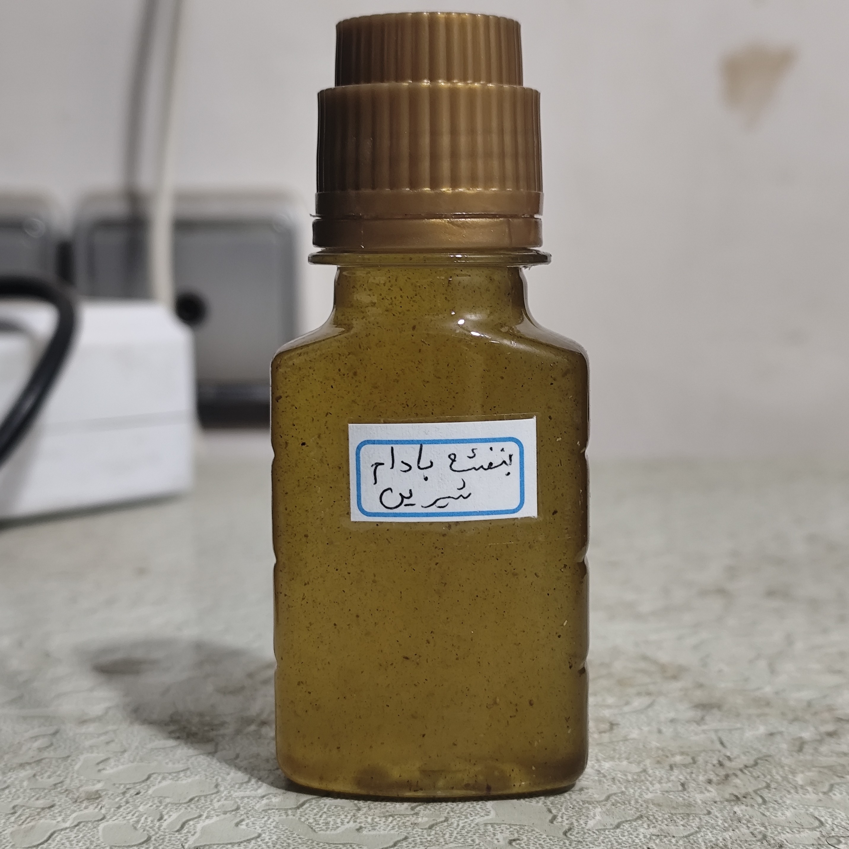 روغن بنفشه بادام شیرین اصل و خالص 60 میلی