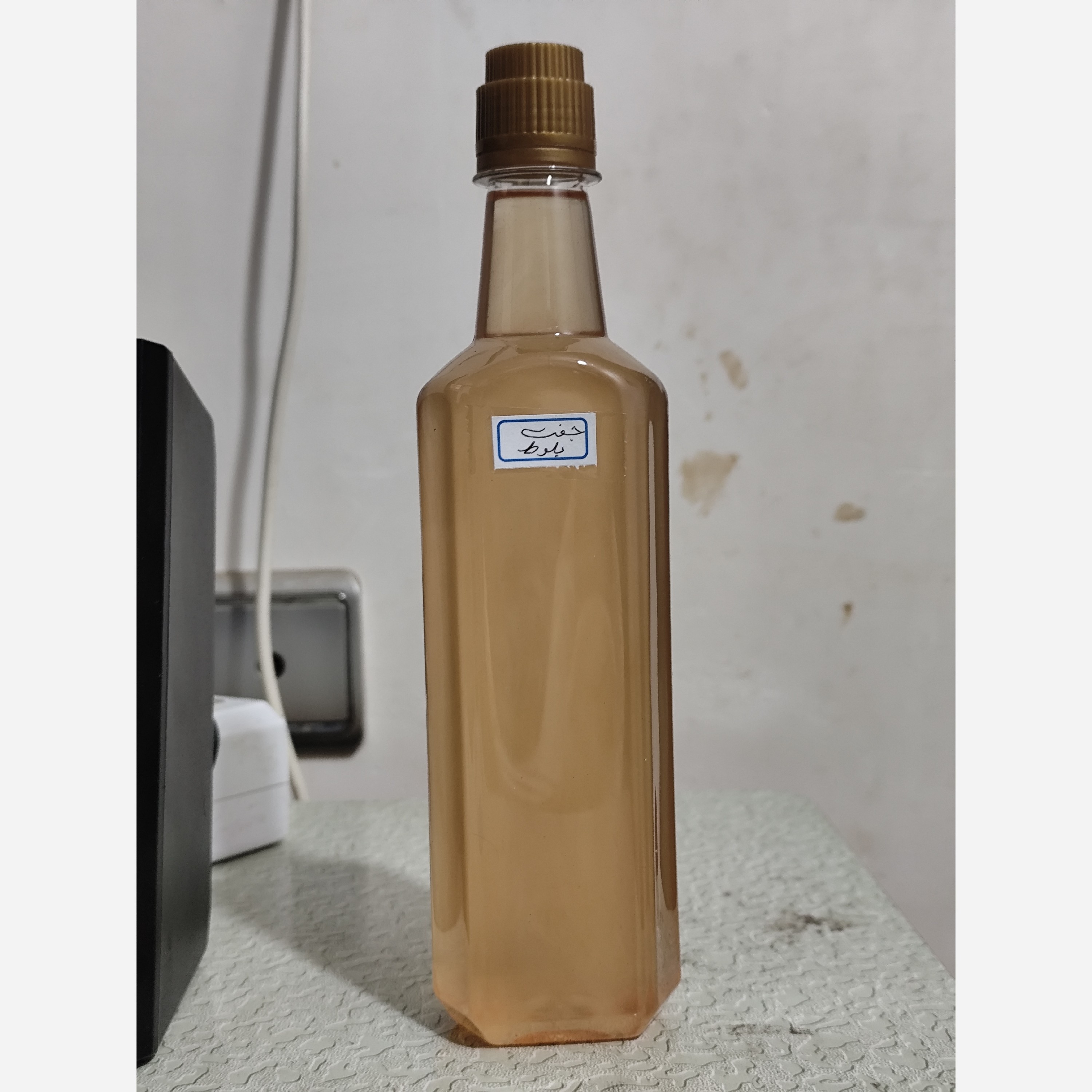 روغن جفت بلوط پوست بلوط اصل و خالص نیم لیتری