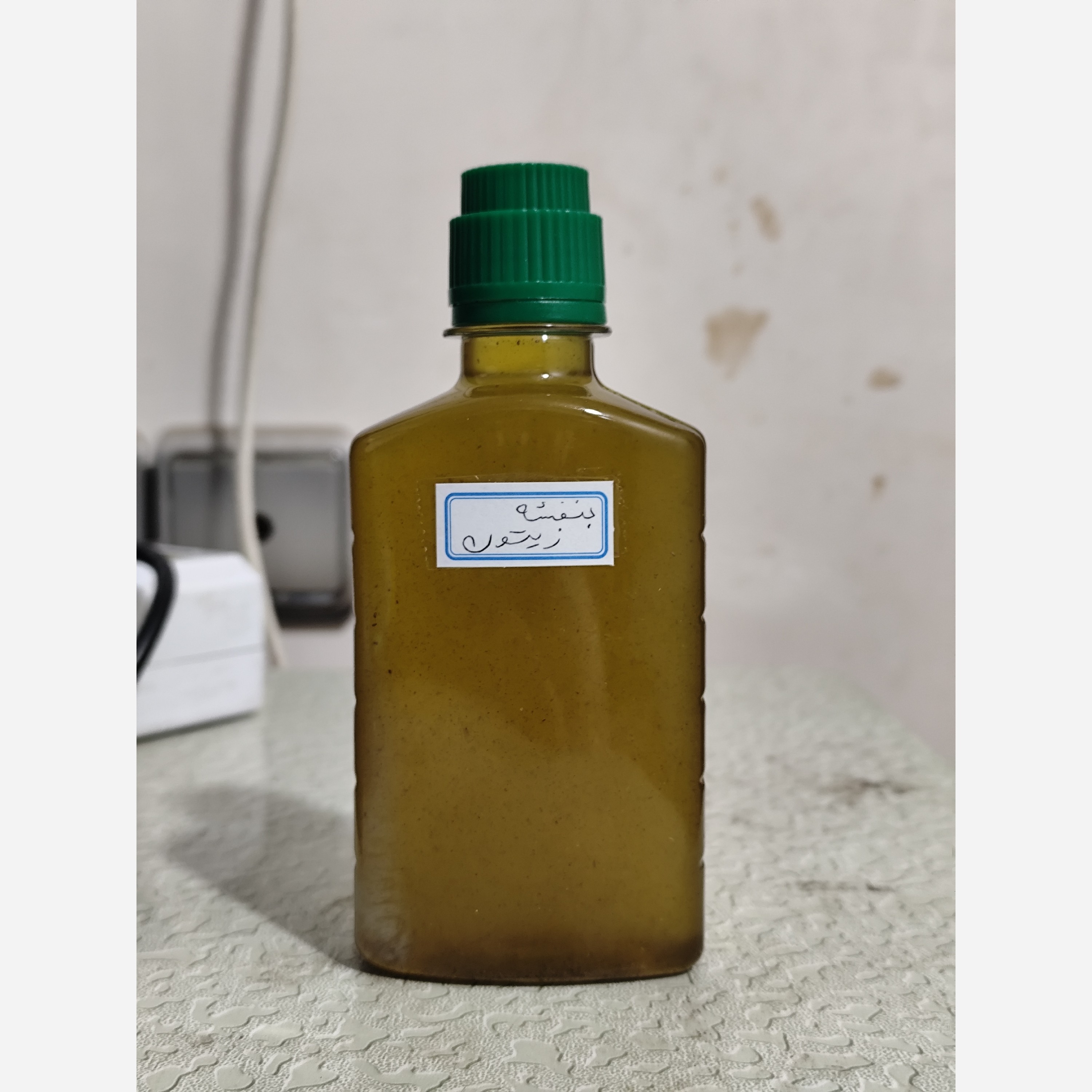 روغن بنفشه زیتون ربع لیتری اصل و خالص