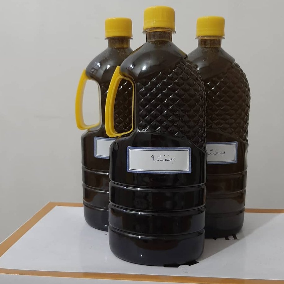 روغن بنفشه زیتون ربع لیتری اصل و خالص