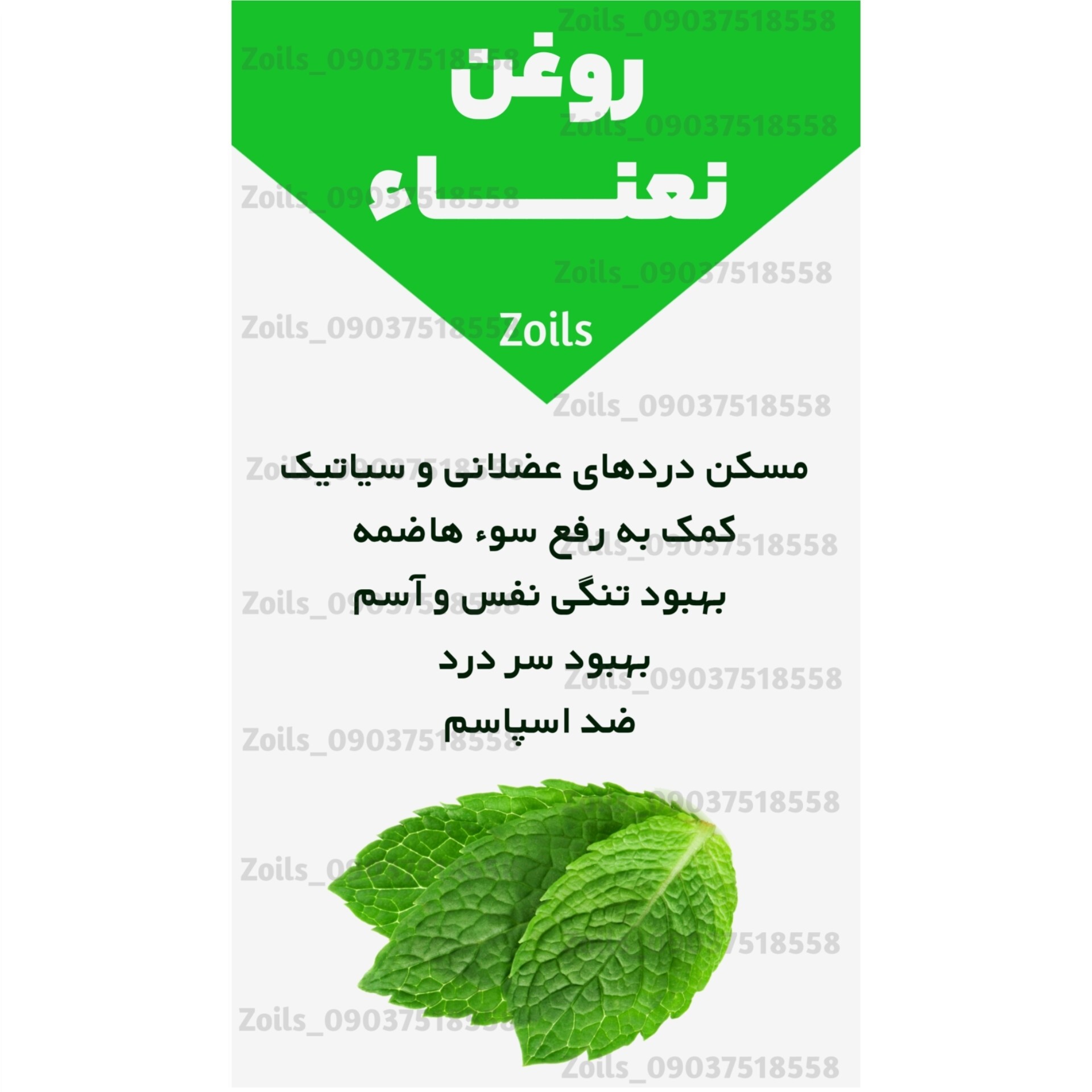 روغن نعناع ربع لیتری خالص بسیار تازه ، خوش عطر و خوش بو