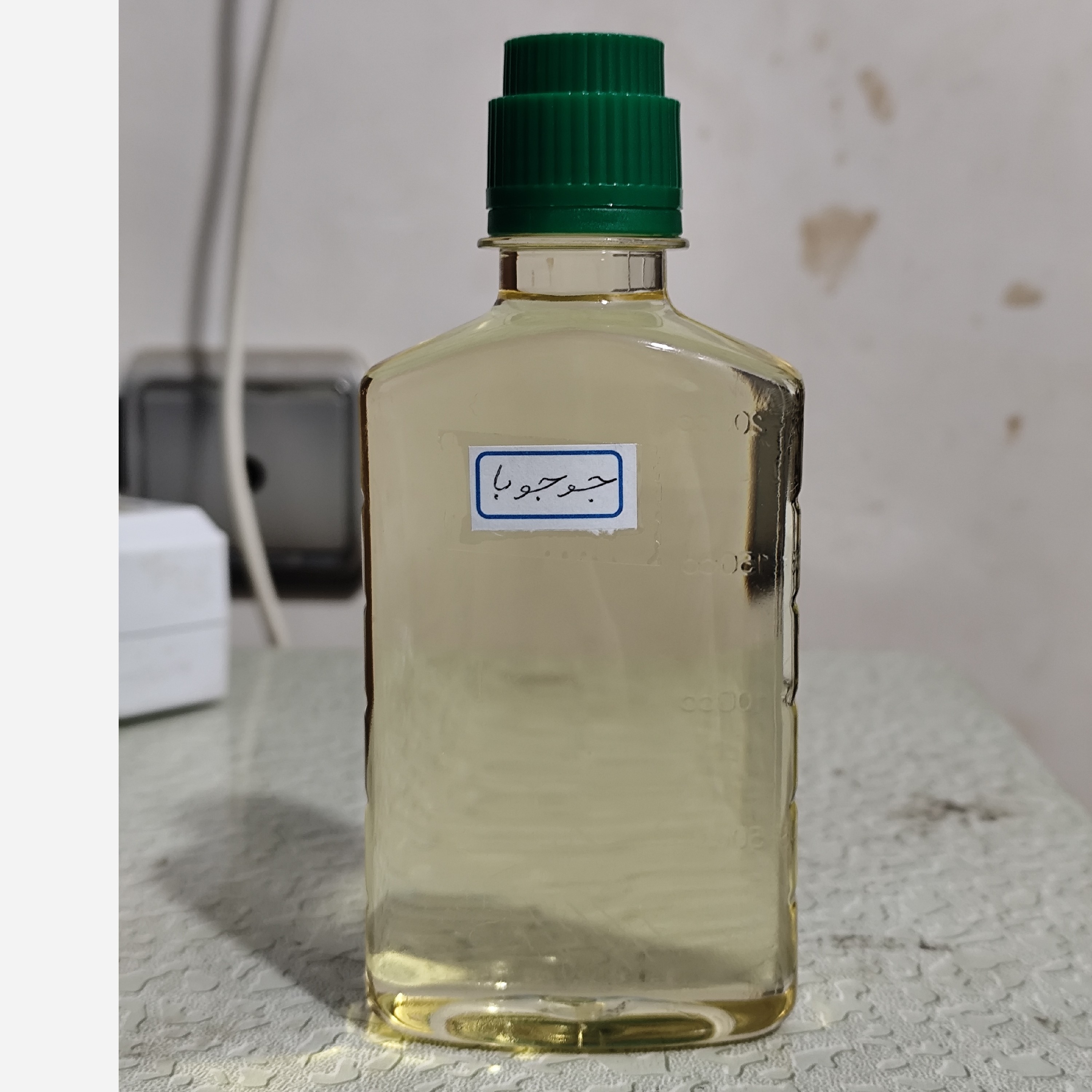 روغن جوجوبا ربع لیتری معطر اصل (چین و چروک جوش آکنه اگزما پسوریازیس خشکی لب ترک های پوستی رشد ناخن سیاهی دور چشم زگیل)
