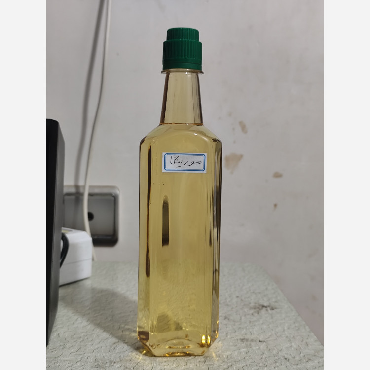 روغن مورینگا اصل معطر نیم لیتری کلدپرس (روشن کننده آبرسان پوست مرطوب کننده شوره مو ریزش مو نرم کننده مو )