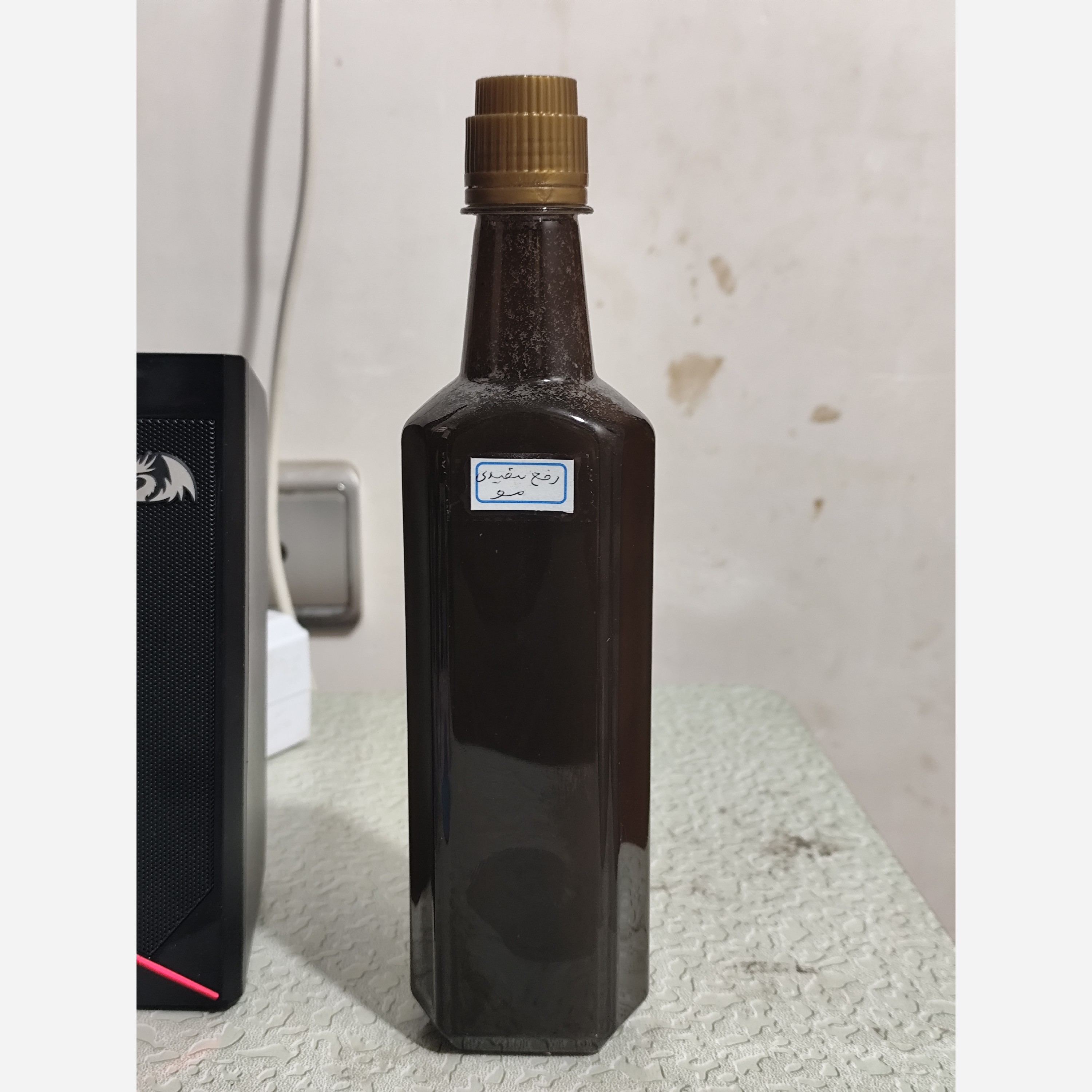 روغن ترکیبی رفع سفیدی مو نیم لیتری (سفیدی مو سفیدی ریش و سبیل ضدسفیدی مو رنگ مو سیاه کننده مو)