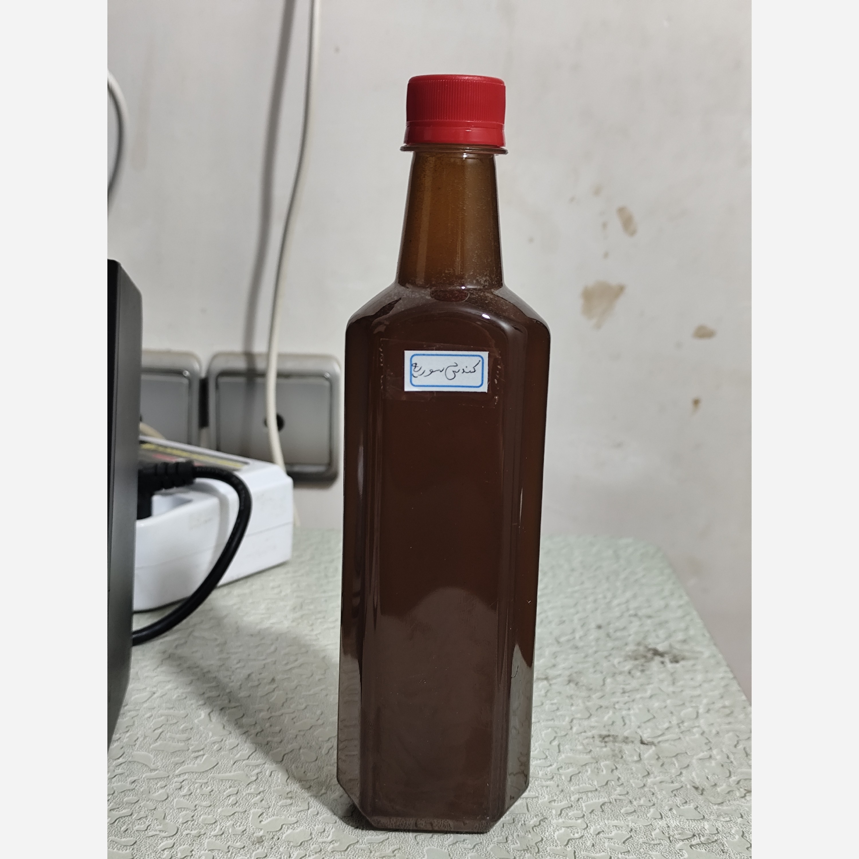 روغن کندش سوریه اصل  نیم لیتری  (تقویت مو پرپشت کننده مو تقویت مژه ابرو ریش و سبیل) روغن کندوش