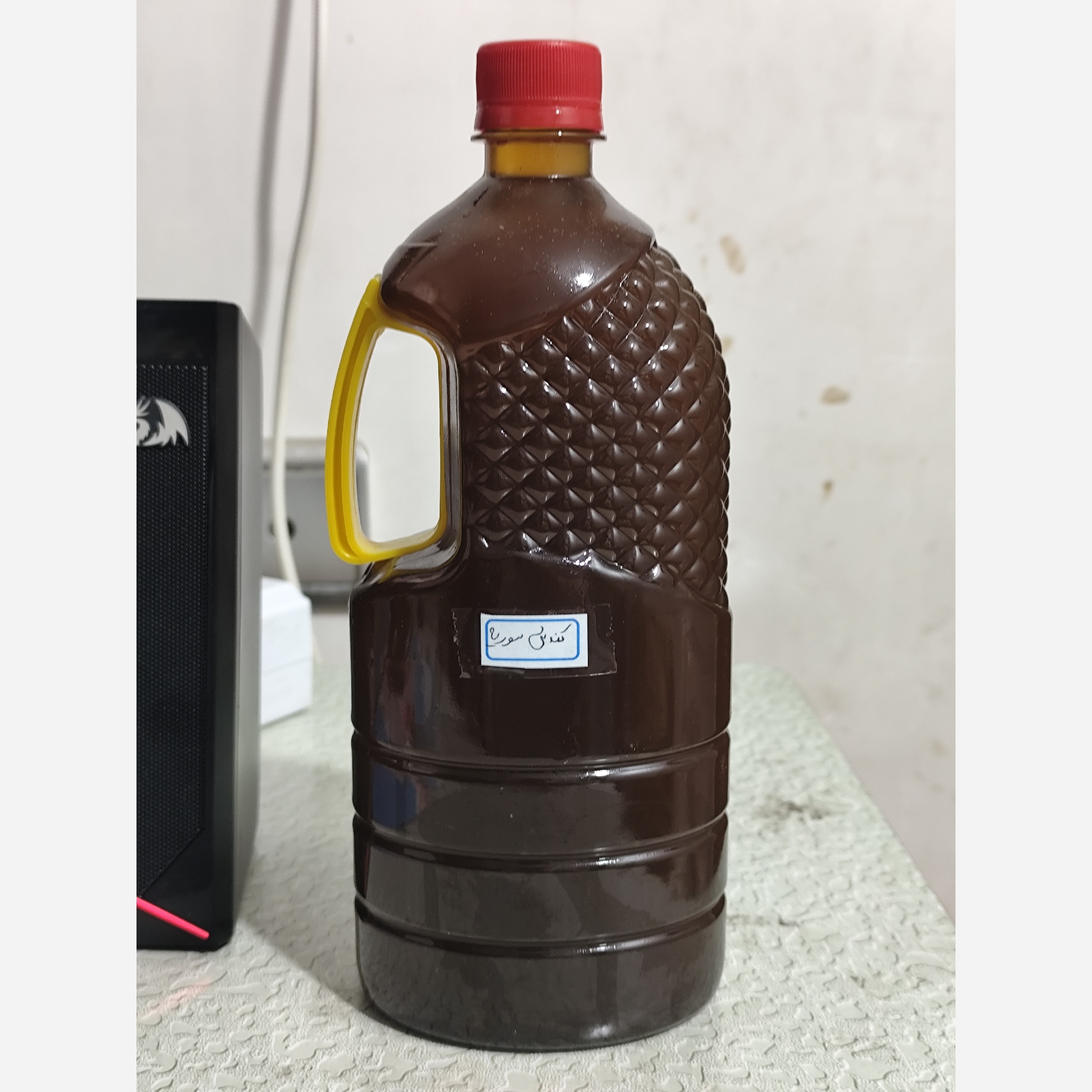 روغن کندش سوریه اصل  یک لیتری عمده (تقویت مو پرپشت کننده مو تقویت مژه ابرو ریش و سبیل) روغن کندوش