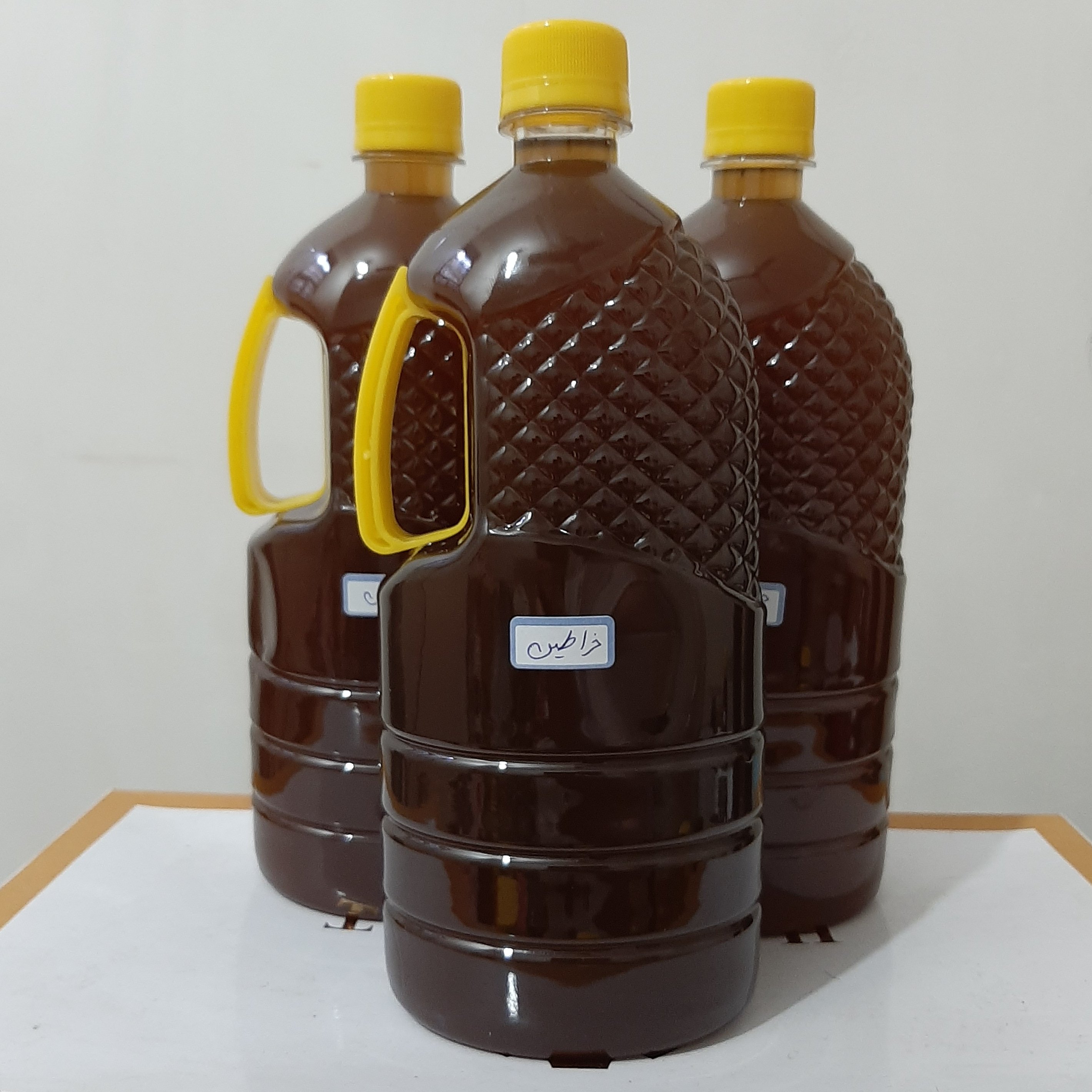 روغن خراطین اصل ایرانی قهوه ای نیم لیتری