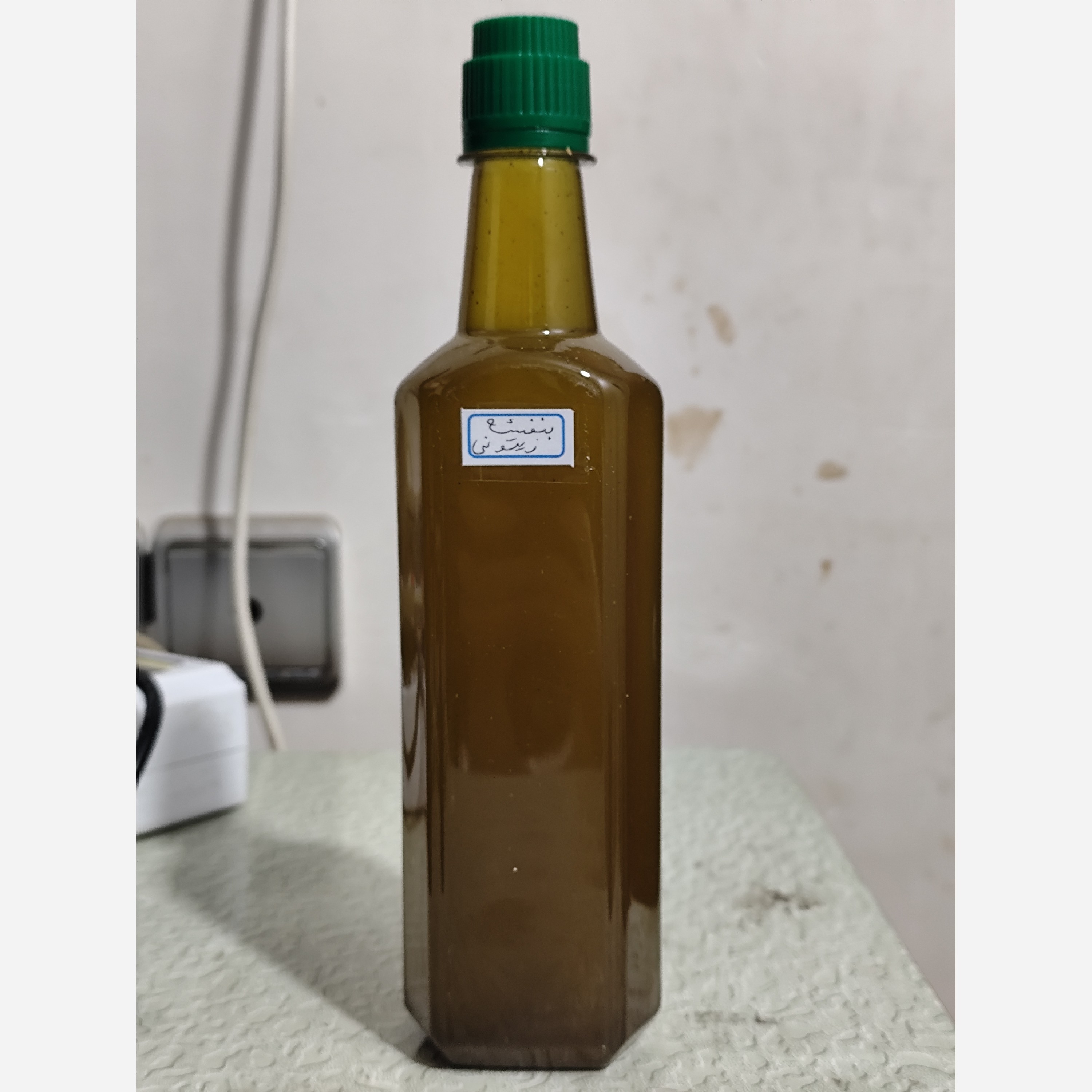 روغن بنفشه زیتون نیم لیتری اصل و خالص