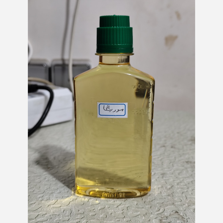 روغن مورینگا اصل معطر ربع لیتری کلدپرس (روشن کننده آبرسان پوست مرطوب کننده شوره مو ریزش مو نرم کننده مو )