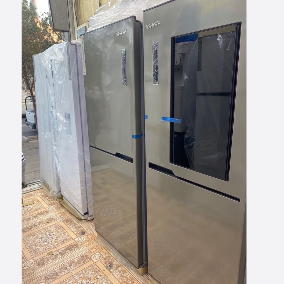 یخچال فریزر دو قلو 44 فوت تکسان هوم باردار (پس کرایه)