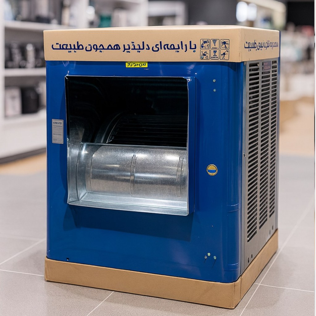 کولر آبی 7500 GENERAL با موتور پرقدرت 3/4 موتوژن مسی (پس کرایه)