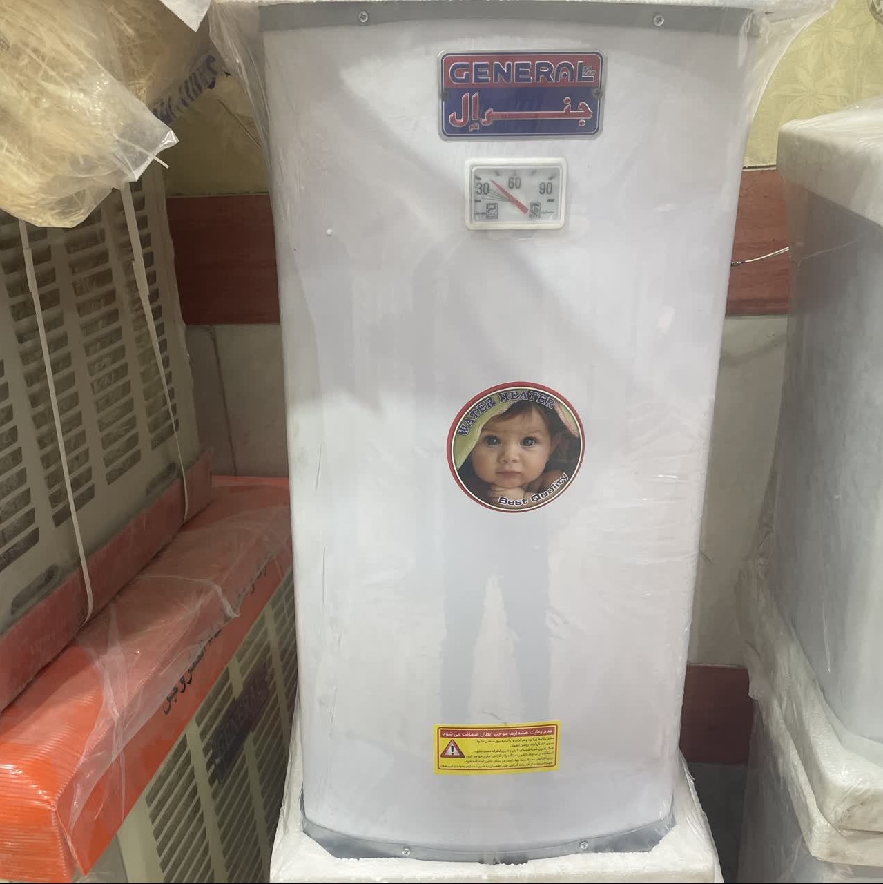 آبگرمکن برقی 70 لیتر جنرال اصل مناسب خانه تا 90متر