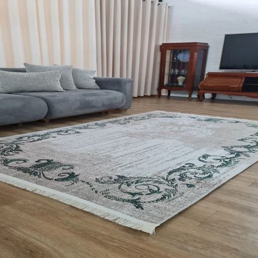 فرشینه مخمل ترک ترمز دار کد h328 حاشیه دار