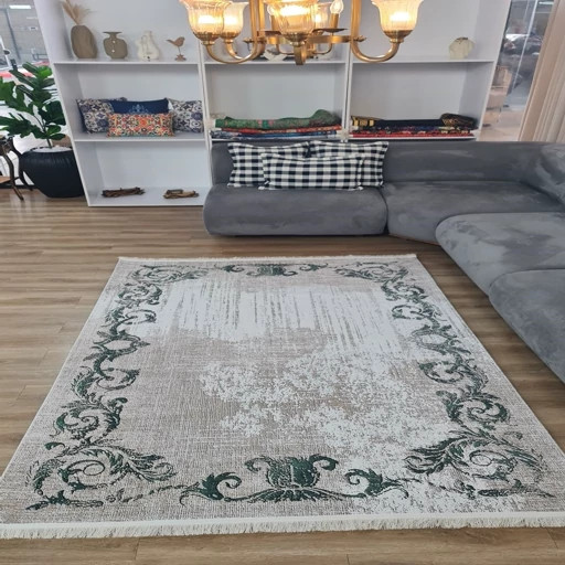 فرشینه مخمل ترک ترمز دار کد h328 حاشیه دار