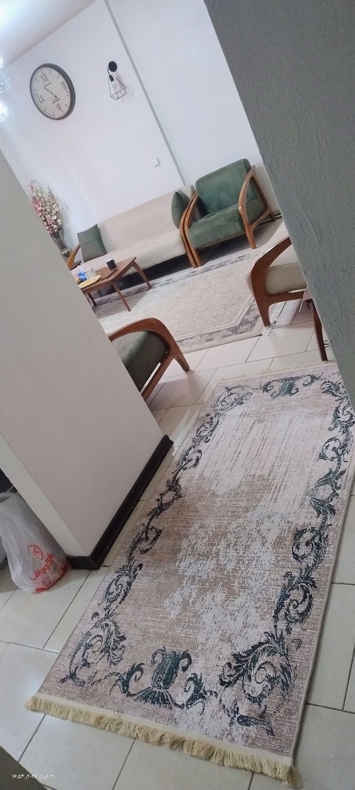 فرشینه مخمل ترک ترمز دار کد h328 حاشیه دار