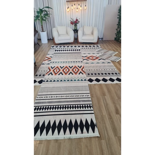 فرشینه مخمل ترک مینیمال مراکشی کد 224