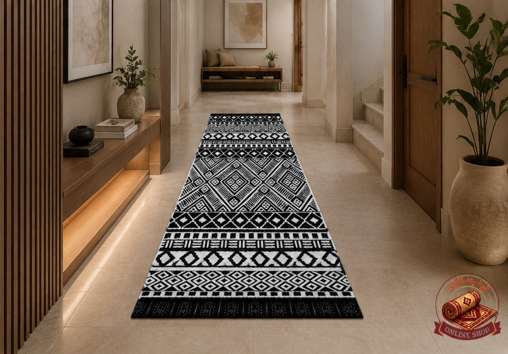 فرشینه راهرویی مخمل ترک کد 63 Roll