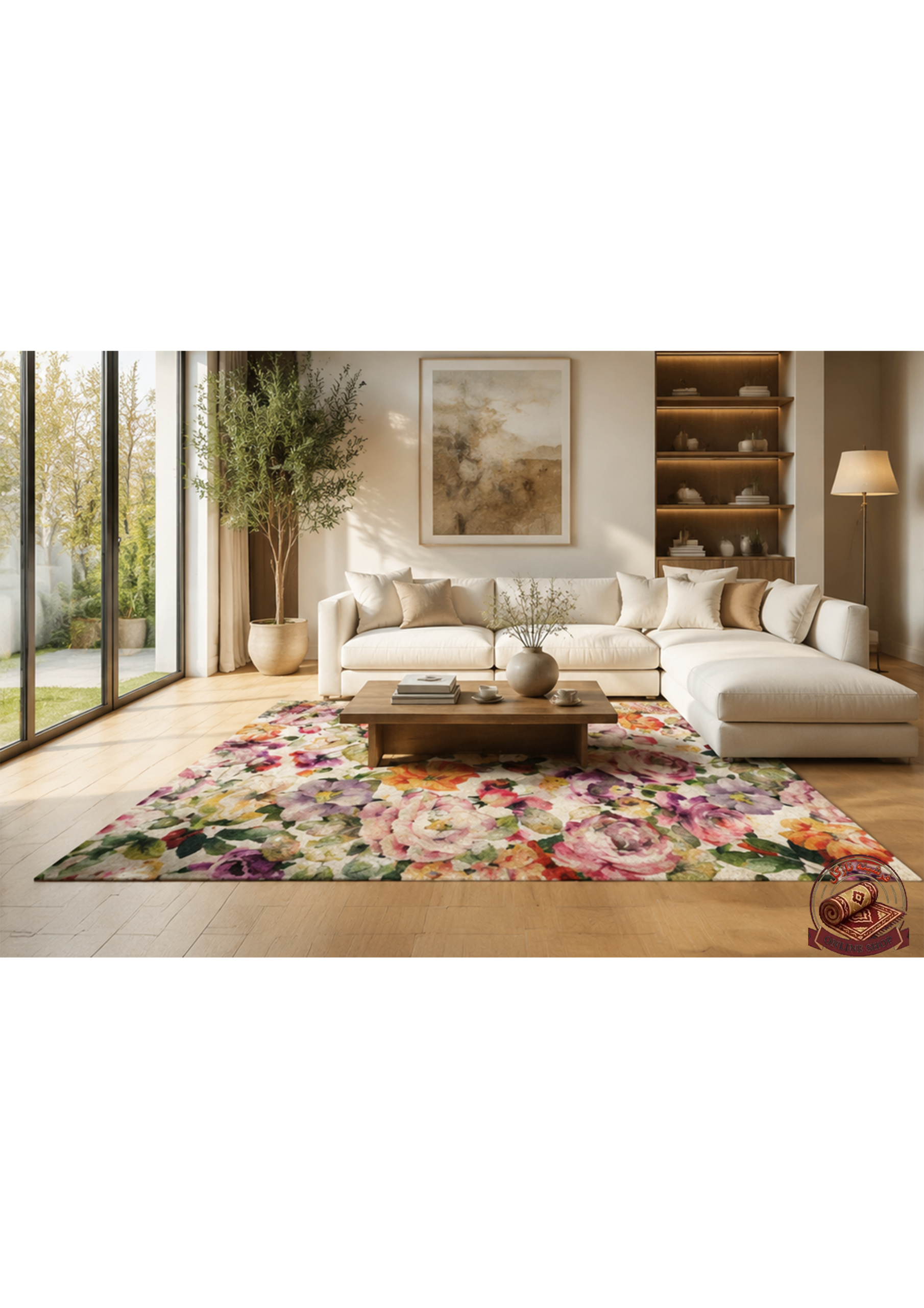 فرشینه پادری مدرن مخمل ترک کد p125