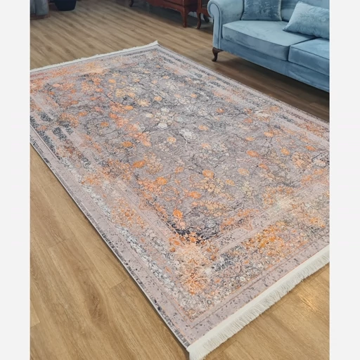 فرشینه مخمل ترک ضد لغزش بدون پرز مدل L128 (قابل سفارش در ابعاد دلخواه)