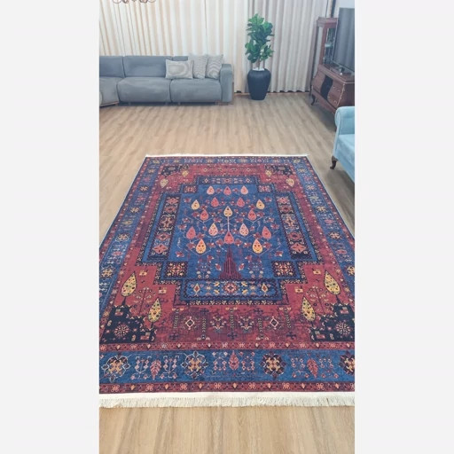 فرشینه سنتی طرح درخت زندگی کد L298