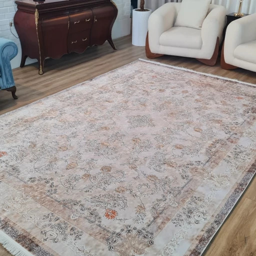 فرشینه مخمل هازان ترک طرح صبا کد L105
