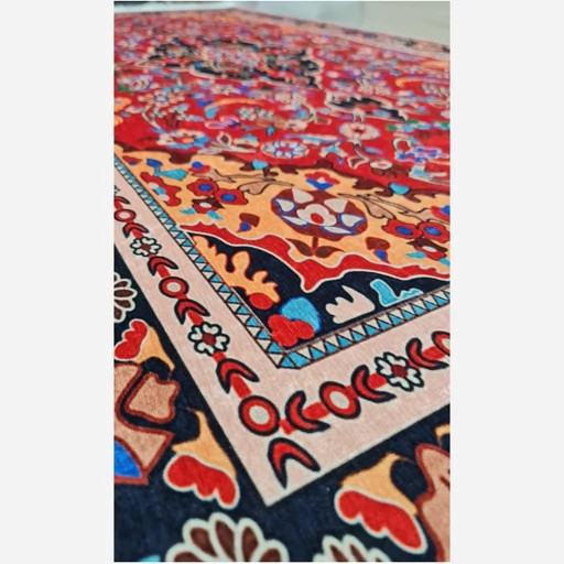 فرشینه مخمل ترک سنتی لاکی کد h161