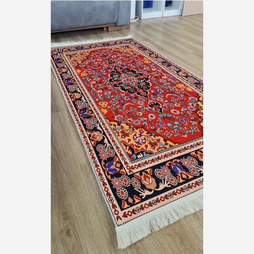 فرشینه مخمل ترک سنتی لاکی کد h161