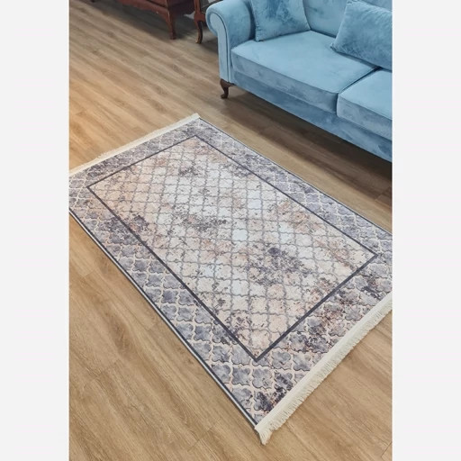 فرشینه مخمل ترک طرح طوسی وینتیج کد h461