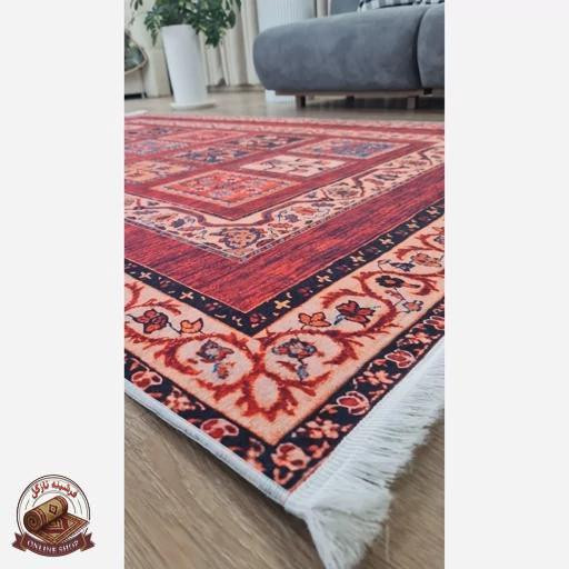 فرشینه سنتی | رویه مخمل هازان ترک نرررم و صاف | زیره ضدلغزش (اصلا لیز نمیخوره) a092