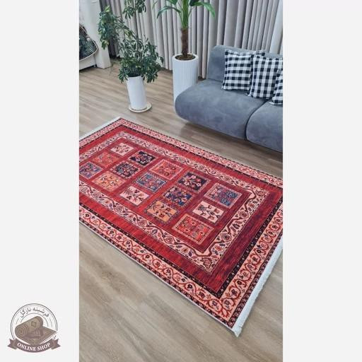 فرشینه سنتی | رویه مخمل هازان ترک نرررم و صاف | زیره ضدلغزش (اصلا لیز نمیخوره) a092