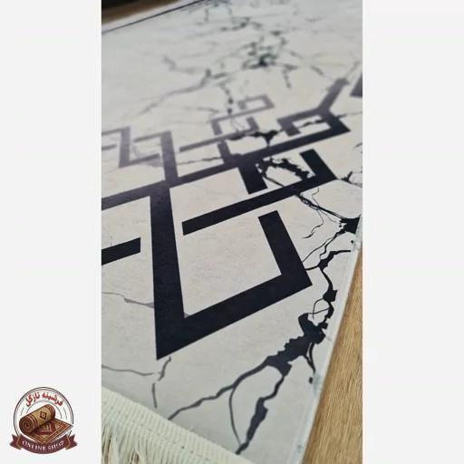 فرشینه طوسی h176 رویه مخمل ترک نرم و صاف مدرن ضدلغزش (ابعاد دلخواه) تولید میشه