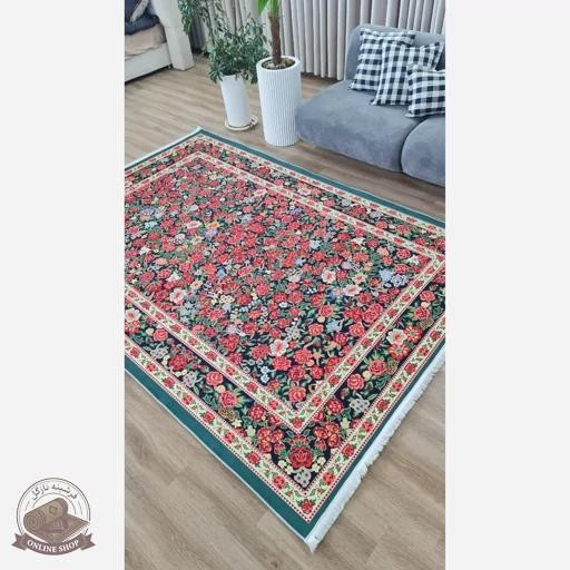 فرشینه مدرن رویه مخمل نرم وصاف طرح ابریشمی u120 (ضد سُر)