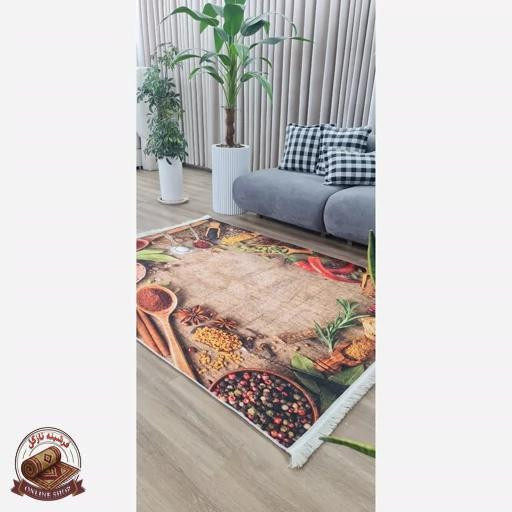 فرشینه آشپزخانه مخمل هازان تُرک ضدلغزش سفارش درابعاد دلخواه k151