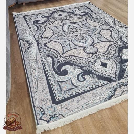 فرشینه طوسی مدرن جلوه ای خاص مخمل هازان تُرک