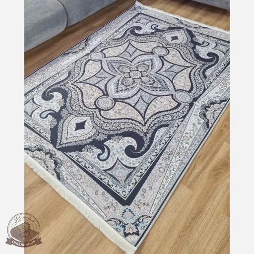 فرشینه طوسی مدرن جلوه ای خاص مخمل هازان تُرک
