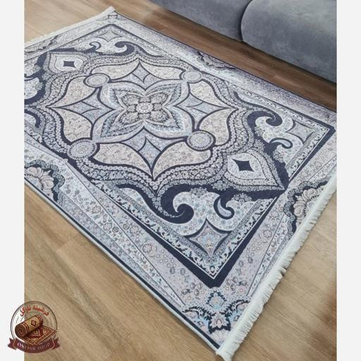 فرشینه طوسی مدرن جلوه ای خاص مخمل هازان تُرک