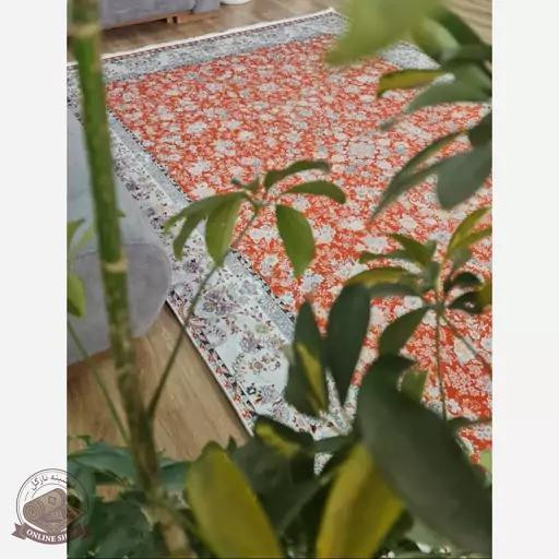 فرشینه مدرن مستطیل رویه مخمل هازان ترک کد A131