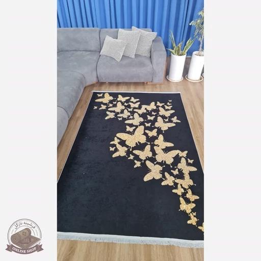 فرشینه مدرن جنس رویه مخمل هازان ترک کد h247