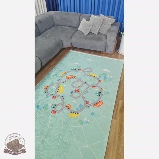 فرشینه اتاق کودک جنس رویه مخمل هازان تُرک(ضد حساسیت)