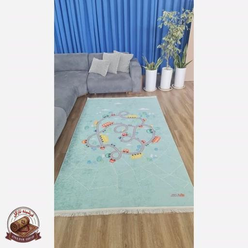 فرشینه اتاق کودک جنس رویه مخمل هازان تُرک(ضد حساسیت)