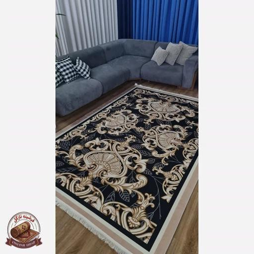 فرشینه مخملی مدرن رویه مخمل هازان ترک 20250420