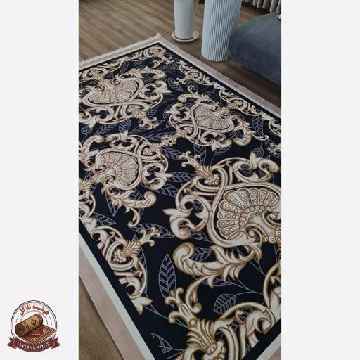 فرشینه مخملی مدرن رویه مخمل هازان ترک 20250420